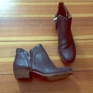 Lucky Brand Black Ankle Boots